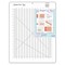 June Tailor Shape Cut™ Plus Ruler – 12" x 18" Quilting Ruler for Cutting Fabric Strips, Squares, Triangles, Hexagons, Bias & Fringe